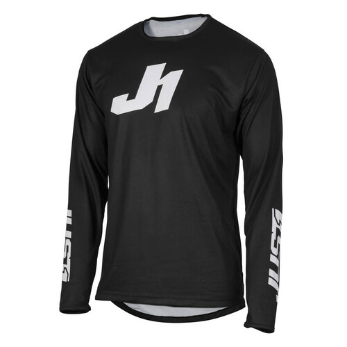 Just1 Racing J-Essential Solid Black Youth Jersey [Size:XS]