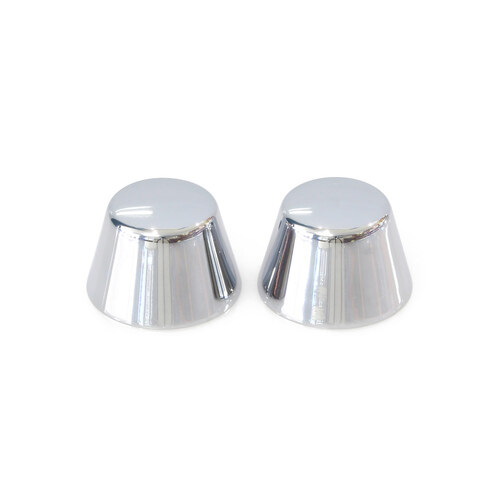 Kuryakyn K1201 Front Axle Caps Chrome for Softail 84-06 Many Other H-D's