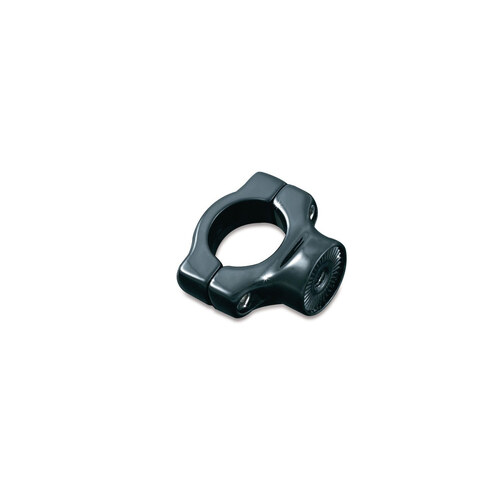 Kuryakyn K3116 Side Mount Number Plate Clamp Black for Softail 86-17