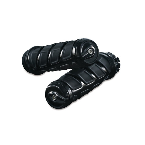 Kuryakyn K6351 Kinetic Handgrips Black for H-D w/Throttle Cable