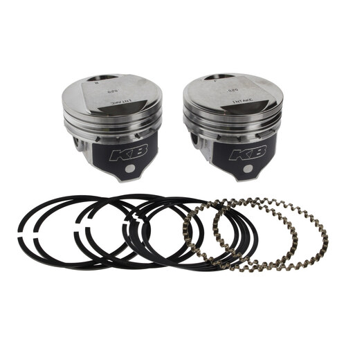 Keith Black Pistons KB305.020 +.020" Dome Top Pistons w/9.6:1 Compression Ratio for Big Twin 84-99 w/Evolution Engine