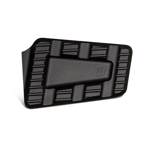 Kodlin KM-K73242 Trackboard Brake Pedal Pad Black for Touring 82-Up/FL Softail 86-17/Dyna Switchback 12-16