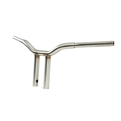 LA Choppers LA-7337-10SS 10" x 1 1/4" Straight One Piece Kage Fighter Handlebar Stainless