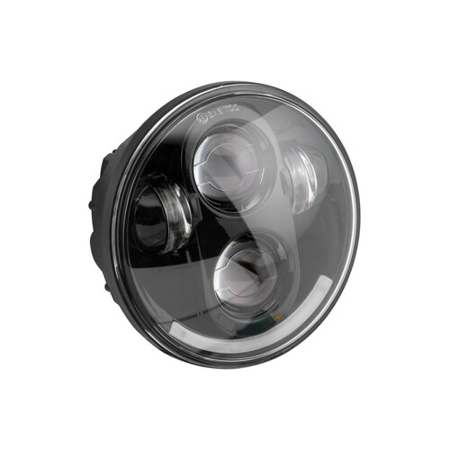 Letric Lighting Co LLC-LH-5B 5-3/4" LED Headlight Black for H-D Indian Scout Models w/5-3/4" Headlight