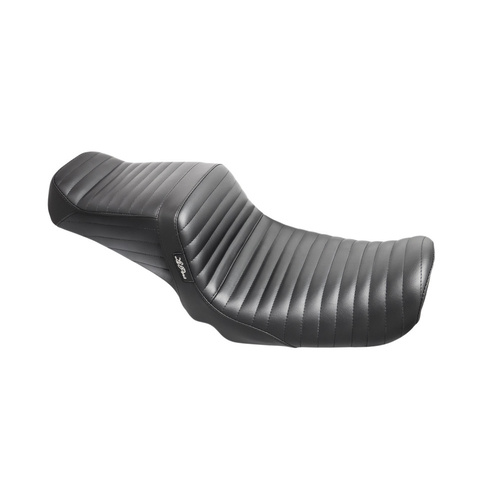 LePera Seats LP-LK-581PT Tailwhip Dual Seat Pleated for Dyna 06-17
