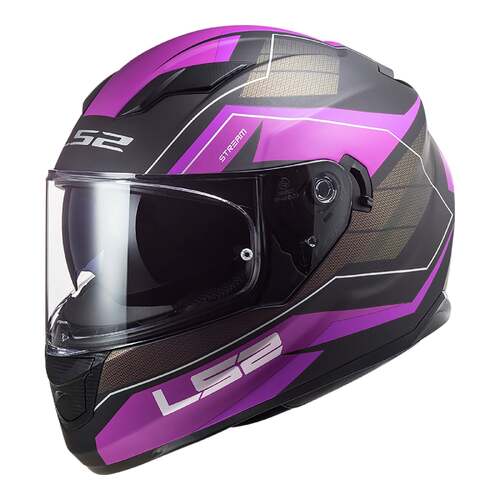 LS2 FF320 Stream Evo Mercury Matte Purple/Titanium Helmet [Size:XS]