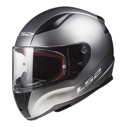 LS2 FF353 Rapid Solid Matte Titanium Helmet [Size:XS]
