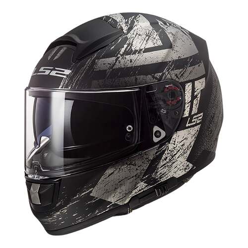 LS2 FF397 Vector Evo Hunter Matte Black/Titanium Helmet [Size:SM]