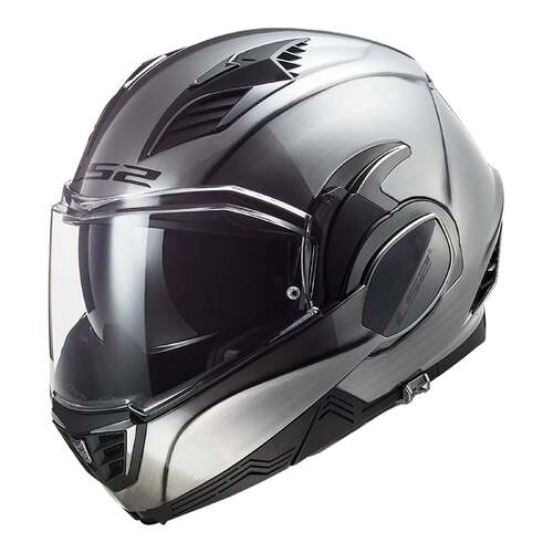 LS2 FF900 Valiant II Jeans Flip Front Titanium Helmet [Size:XS]