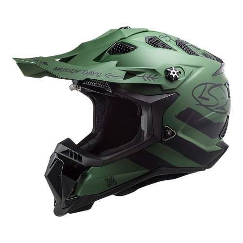 LS2 MX700 Subverter Evo Cargo Matte Green/Black Helmet [Size:XS]