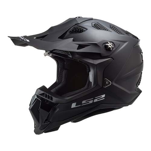 LS2 MX700 Subverter Evo II Full Matte Black Helmet [Size:XS]
