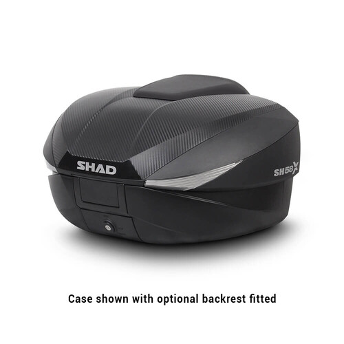 Shad SH58X Top Case (Expendable) Black/Carbon 58L