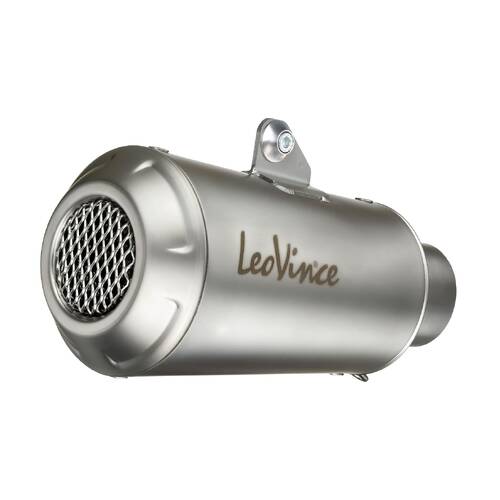 LeoVince LVFS15237 LV-10 Stainless Steel Full Exhaust System w/Stainless End Cap for Honda MSX 125/Grom 17-20