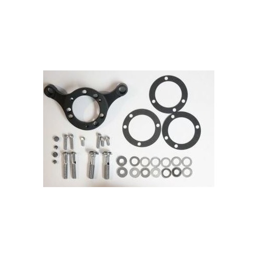 DNA Specialty M-BB-2004BK ir Cleaner Support Mount Bracket Black 08-UP FL & BREAKOUT WITH FUEL INJECTED CARB Fits Harley Davidson