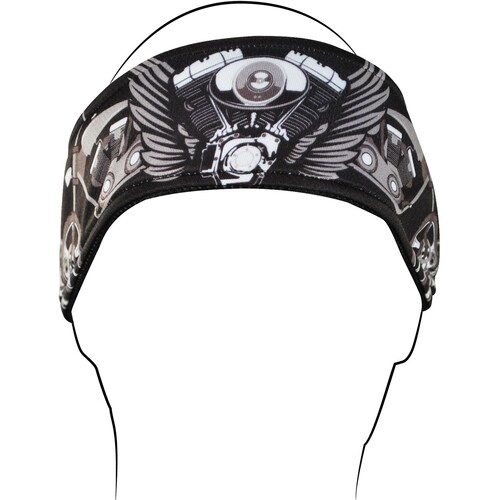 Zanheadgear Headband Danna V-Twin Wings