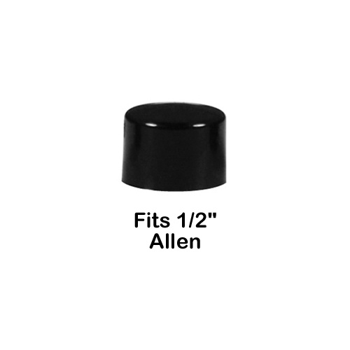 Hardbody 06456 Black Bolt Cover suit 1/2" Allen head style Bolts (Pack of 10)