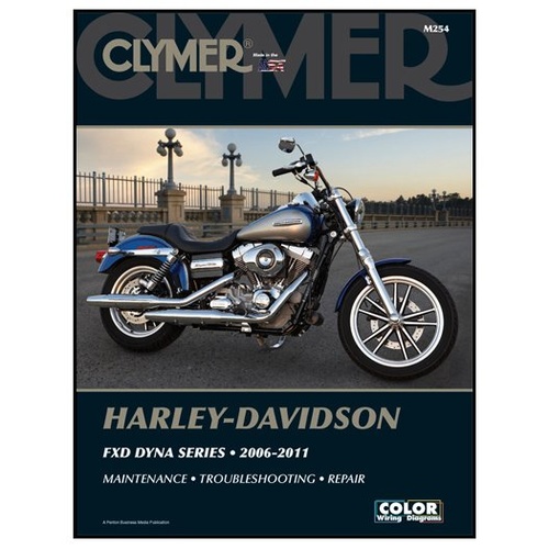 Clymer By Haynes Manuals CM254 08250 Dyna Fxd 2006-11 Models Service Repair Maintenance