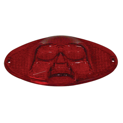 V-Factor 11778 Skull Taillight Lens Red for Cateye Style Taillight