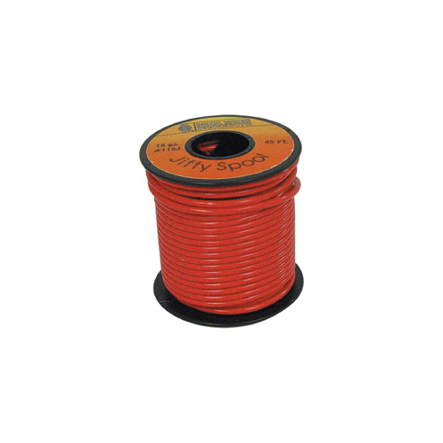 ELECTRICAL WIRERED 16 GAUGE STRAND ED COPPER W/PVC JACKET100'ROLL  MF