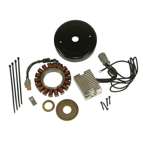 V-Factor 17840 Charge Kit Big Twin Softail 84-99 Dyna 91-98 Fxr Flt 84-94 38amp Suit Custom Applications