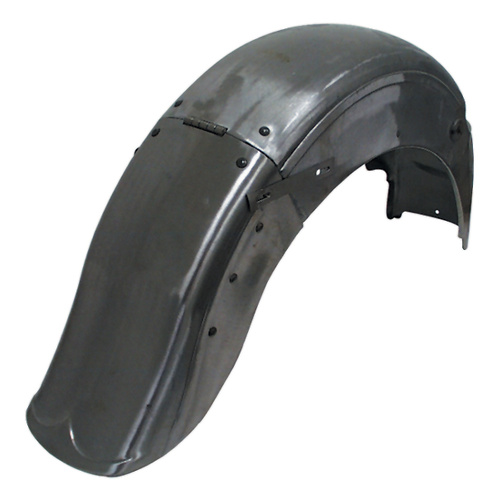 V-Factor 22053 Raw Style Rear Fender Two Piece w/Hinger n/Taillight Mount for Big Twin 4spd Shovel FL 1958-84