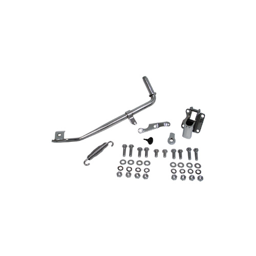 V-Factor 23044 Chrome Side Stand / Jiffy Stand Kit w/Hardware Fits Softail Models 1989-99 Oem 50087-89a