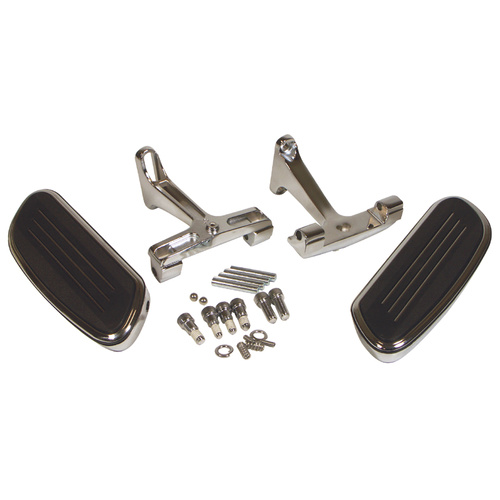  V-FACTOR  SPEED-LINE PASS FOOTBOARD KIT TOURING MODELS 1993/LATER INCLUDES CHROME SUPPORTS