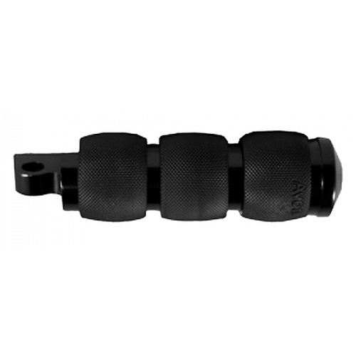 Avon Performance Grip 24094 Black Cushioned Foot Peg Pair (5.800" Long x 1.650" O.D) FP-AIR-90-ANO - Custom Applications Sold Pair