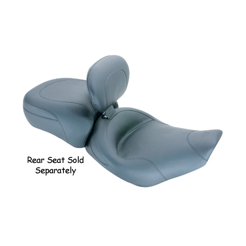 Mustang MUSTANG SOLO SEAT W/BKRST 15" FITS ROAD KING 97/07SCREAMIN EAGLE 97/05FLHX ST GLIDE06/07
