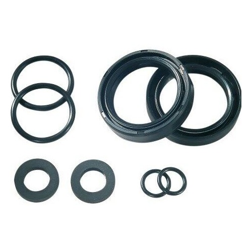 V-Factor 36423 Fork Seal Kit 41mm Tube 8 Pieces Fits Big Twin Softail & Touring Fl 1984-Later Dyna W.G 1993-05 Oem 45443-86 45733-48 45845-77 45875-84