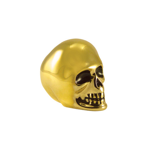 BRASS SKULL SHIFTER KNOW -3/4" - 16 THREADS FOR HARLEY OR CUSTOM USE
