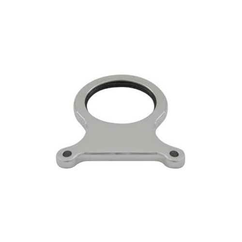 Cycle Performance Products 48143 Polished Single Gauge Mount on Stock O.E Riser Flat angle, 3 9/16" mounting centers for Softail Deuce 2000-Later