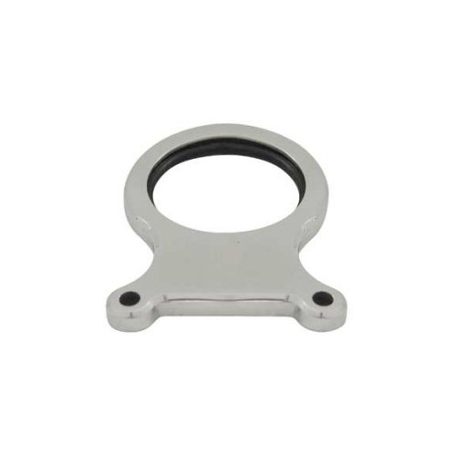 Cycle Performance Products 48145 Polished Single Gauge Mount on Stock O.E Riser Flat angle, 2 3/4" mounting centers for all Models 1973-Later