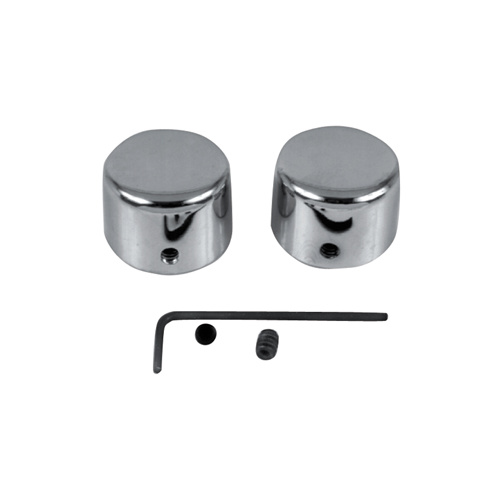 AXLE NUT COVER KITFRONT  CP FXSTS 1988/LATER* - CHROME REPLACES HD 43