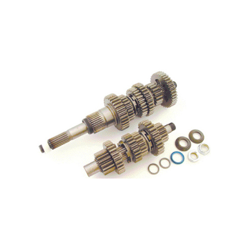 V-Factor 72730 Transmission Gear Kit (Shafts & Gears) for Big Twin 91-06 w/Aftermarket 6 Speed * See Note