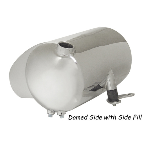 HardBody 86083 Chrome Dome Side, Side Fill Oil Plug 3.5 Quart w/Battery Tray Suit Custom Application
