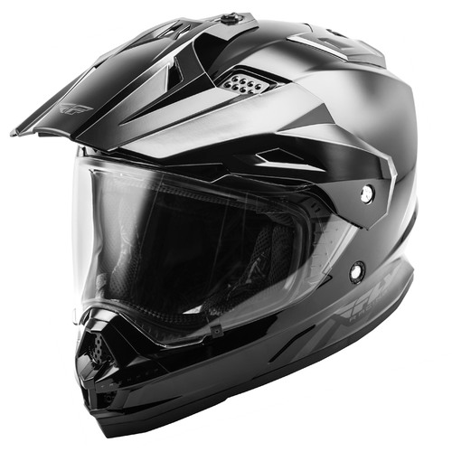 FLY Trekker V2 Black Helmet [Size:XS]