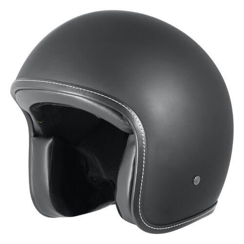 M2R 225 Vice Matte Black Helmet w/No Studs [Size:XS]