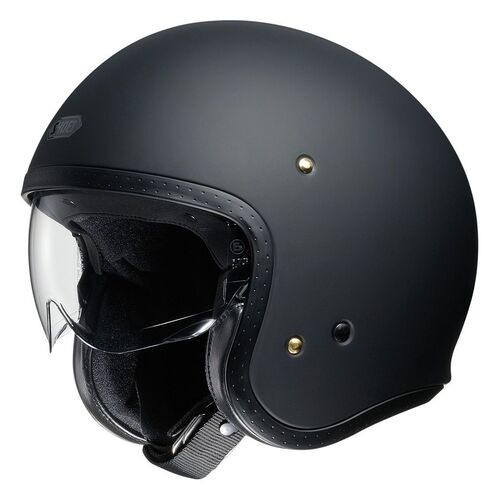 Shoei J.O Matte Black Helmet [Size:MD]
