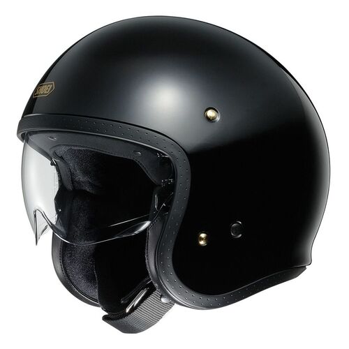 Shoei J.O Gloss Black Helmet [Size:XS]