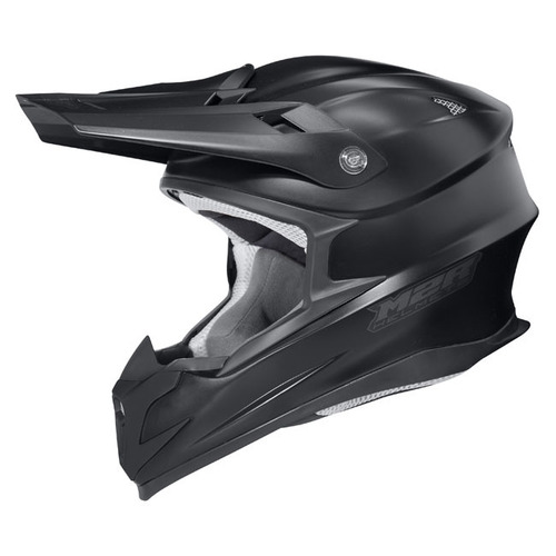 M2R X4.5 Solid Semi-Flat Black Helmet [Size:MD]