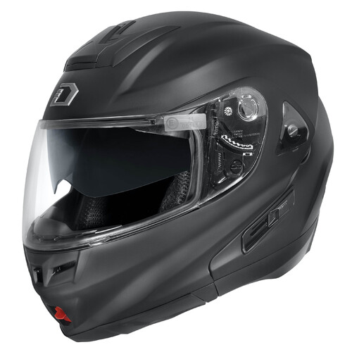 DriRider Compass Matte Black Modular Helmet [Size:SM]