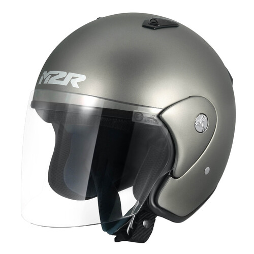 M2R 290 Semi-Flat Titanium Helmet [Size:XS]