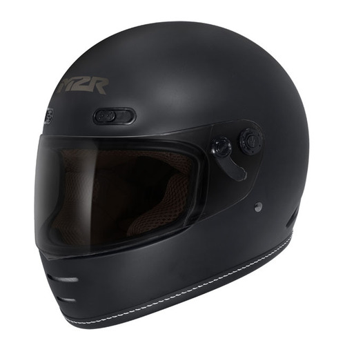 M2R Bolster Matte Black Helmet [Size:SM]