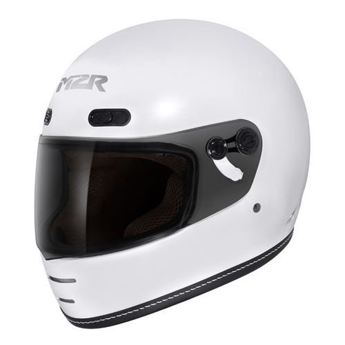 M2R Bolster Semi-Flat Off White Helmet [Size:SM]