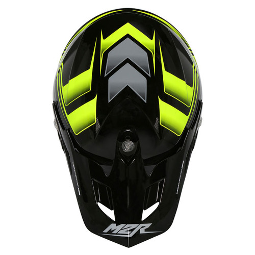 M2R Replacement Peak for EXO Helmet Edge PC-3 Black/Hi-Vis