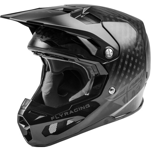 FLY Formula Carbon Black Helmet [Size:XS]