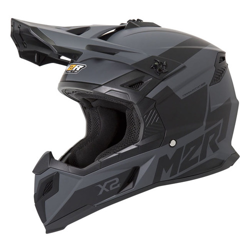 M2R X2 Inverse PC-5F Matte Grey Helmet [Size:SM]