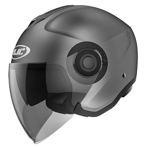 HJC I40 Semi-Flat Titanium Helmet [Size:XL]