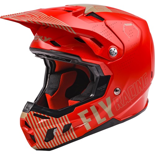 FLY Formula CC Primary Red/Khaki Helmet [Size:SM]